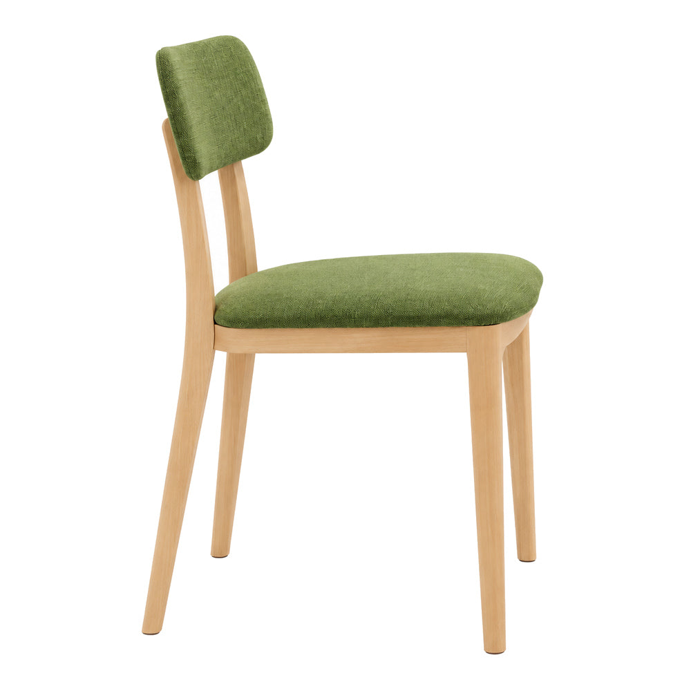Silla Comercial para Bistró - INFINITI PORTA VENEZIA - Varios Colores - Asiento y Respaldo en Polipropileno Base de Madera