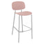 Banco Alto para Bar - INFINITI TONDINA POP - Varios Colores - Asiento y Respaldo en Polipropileno