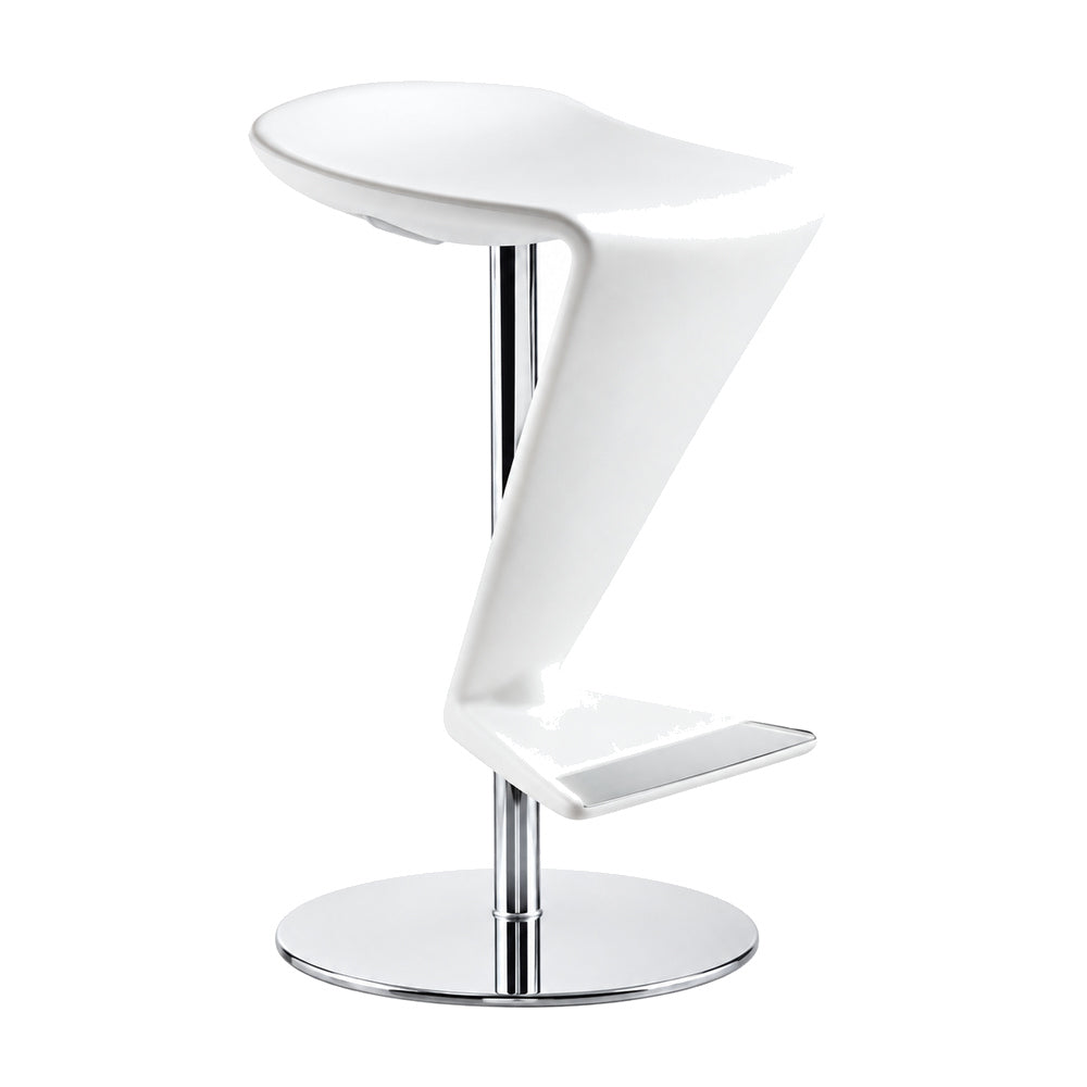 Sillón Ocasional de Diseño para Lobby y Área Lounge - INFINITI ZED 113-2720G - Blanco - Poliuretano con Inserción de Acero y Diseño en Forma de Z