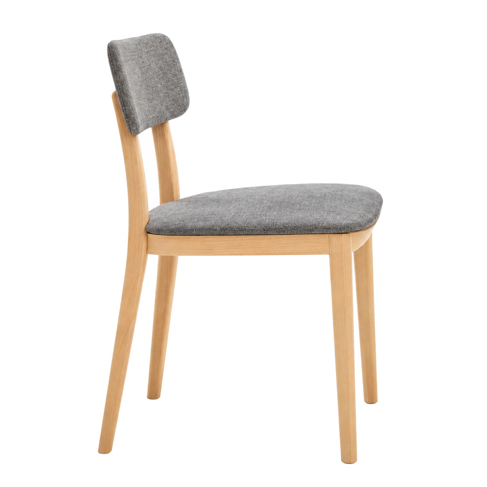 Silla Comercial para Bistró - INFINITI PORTA VENEZIA - Varios Colores - Asiento y Respaldo en Polipropileno Base de Madera