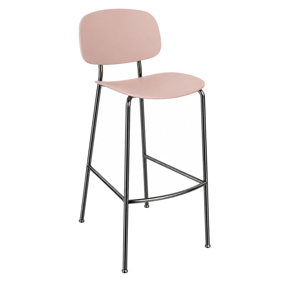 Banco Bajo para Bistró - INFINITI TONDINA POP - Varios Colores - Asiento y Respaldo en Polipropileno