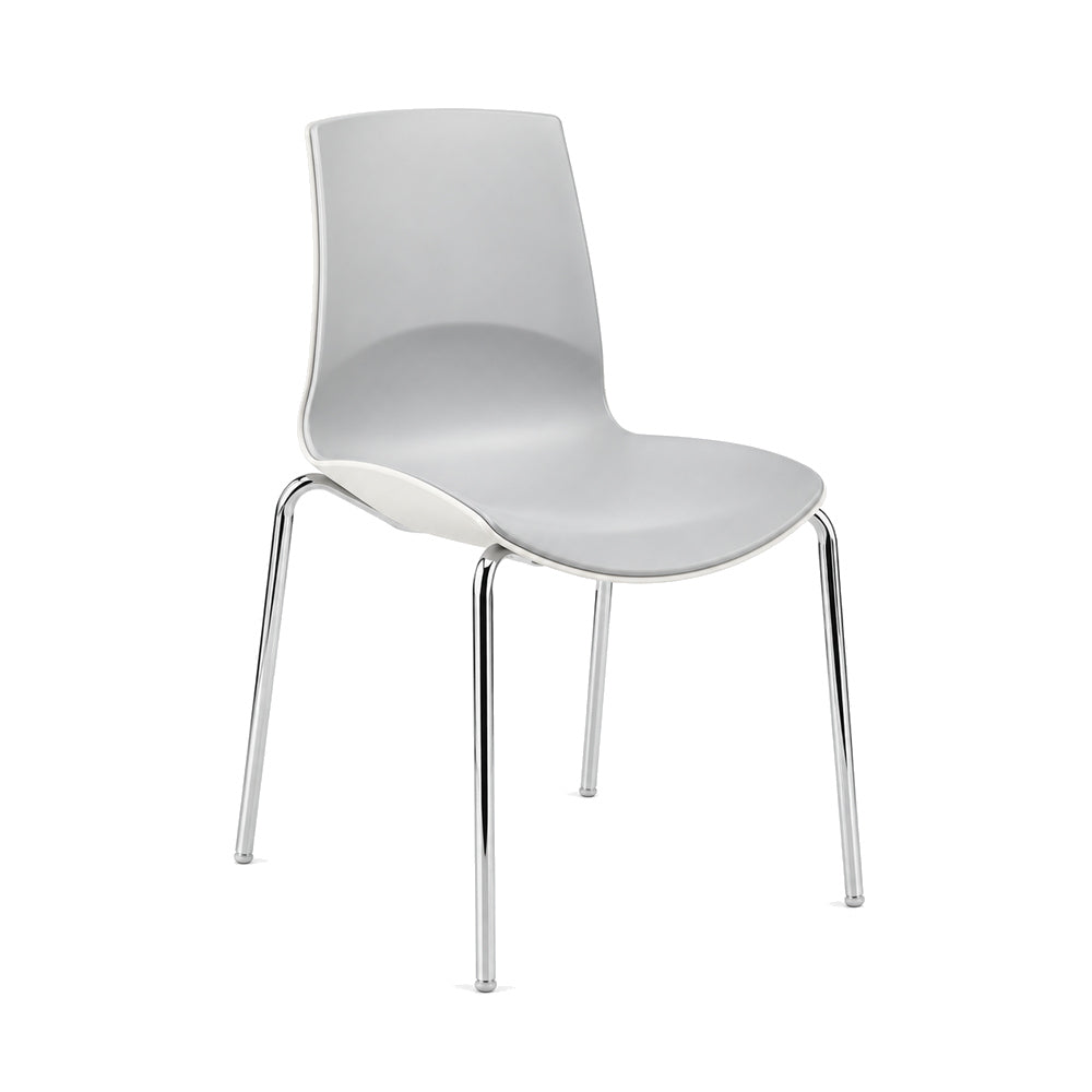 Silla Comercial para Restaurante - INFINITI NOW - Sin Brazos - Varios Colores - Asiento y Respaldo en Polipropileno