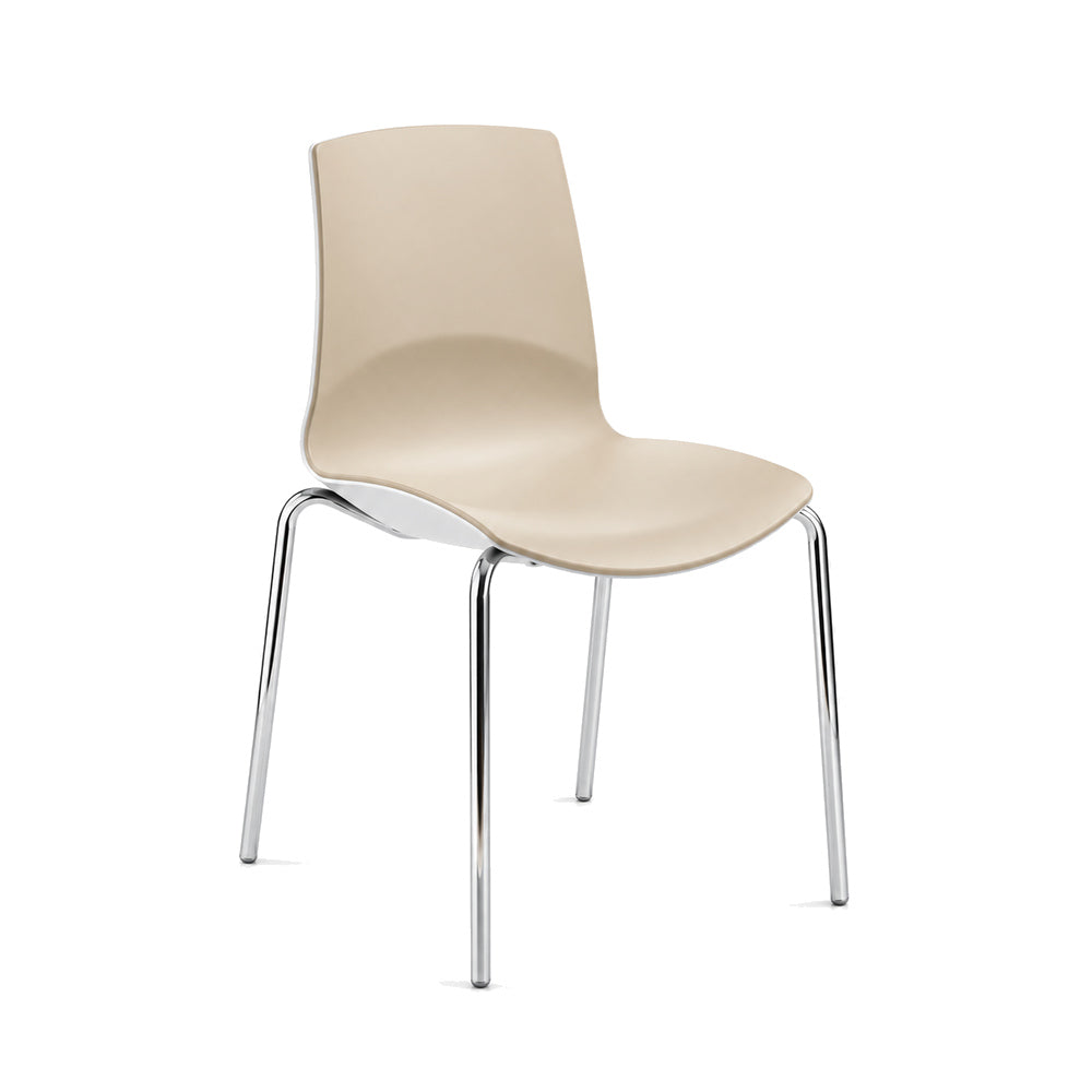 Silla Comercial para Restaurante - INFINITI NOW - Sin Brazos - Varios Colores - Asiento y Respaldo en Polipropileno