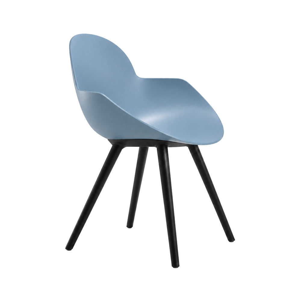 Silla de Oficina Visita - INFINITI COOKIE - Varios Colores - Asiento y Respaldo en Polipropileno