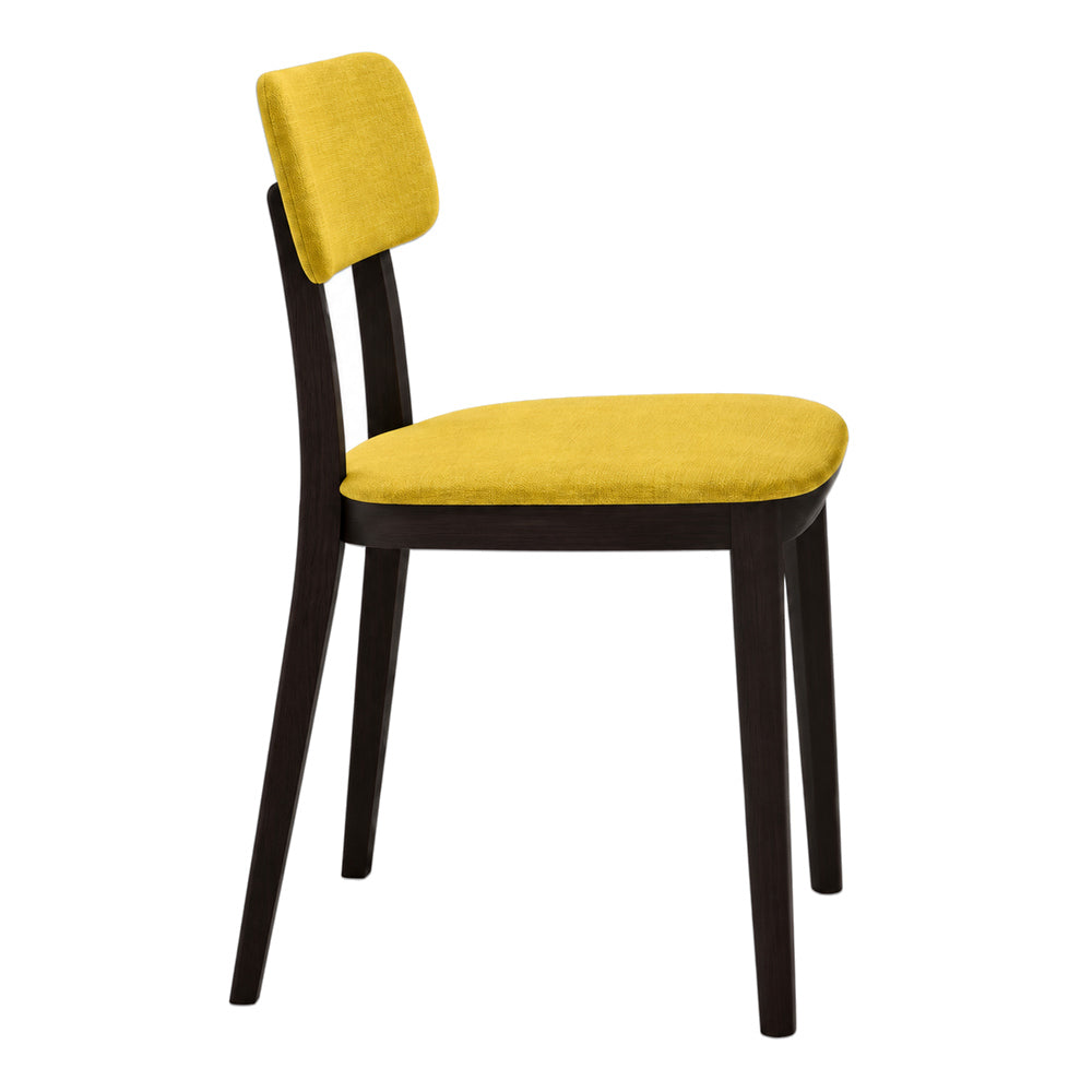 Silla Comercial para Bistró - INFINITI PORTA VENEZIA - Varios Colores - Asiento y Respaldo en Polipropileno Base de Madera