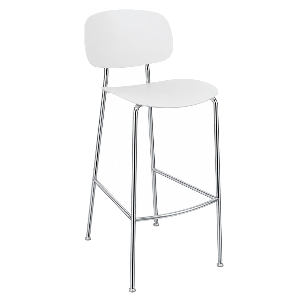 Banco Bajo para Bistró - INFINITI TONDINA POP - Varios Colores - Asiento y Respaldo en Polipropileno