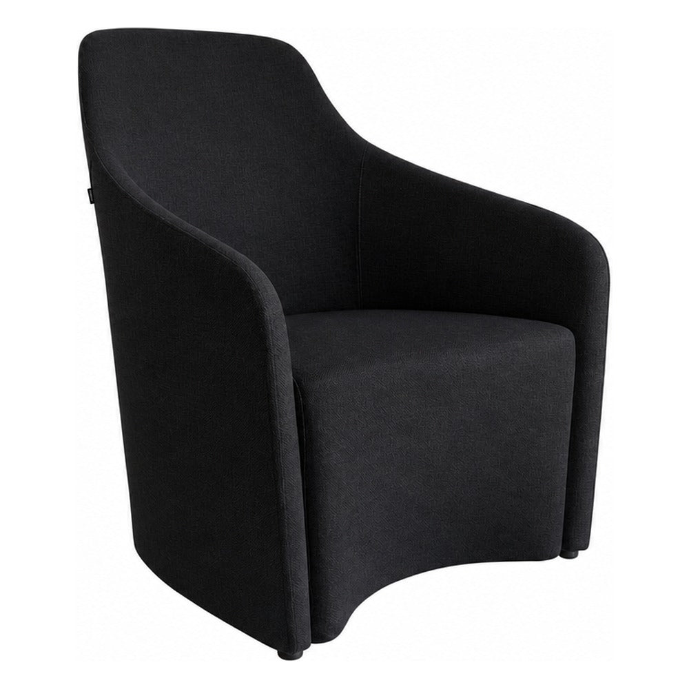 Sillón Ocasional Tapizado Ada Closed para Lobby - REQUIEZ ADA CLOSED RE-810 102-00810 - Negro - Cuerpo Tapizado en Color Negro