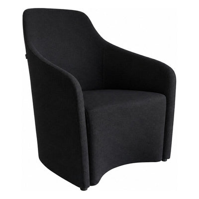 Sillón Ocasional Tapizado Ada Closed para Lobby - REQUIEZ ADA CLOSED RE-810 102-00810 - Negro - Cuerpo Tapizado en Color Negro
