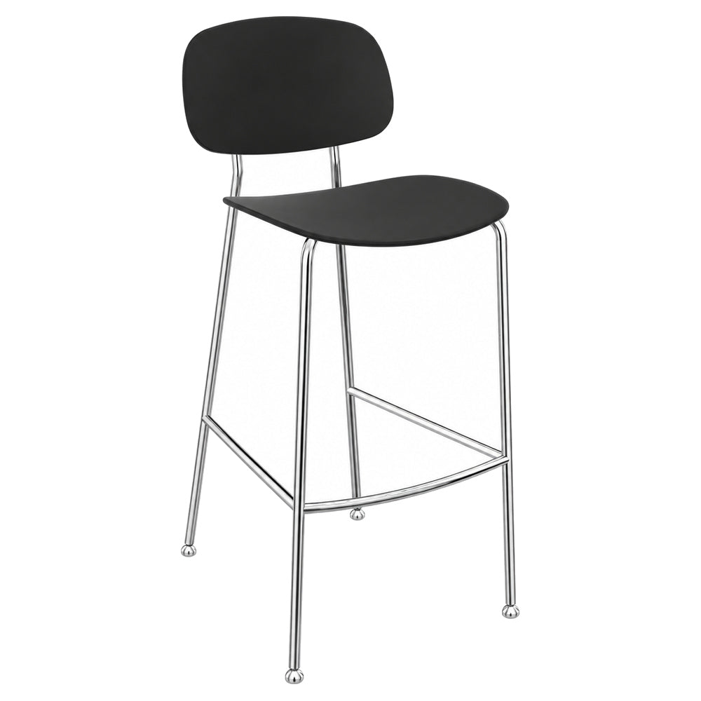 Banco Alto para Bar - INFINITI TONDINA POP - Varios Colores - Asiento y Respaldo en Polipropileno