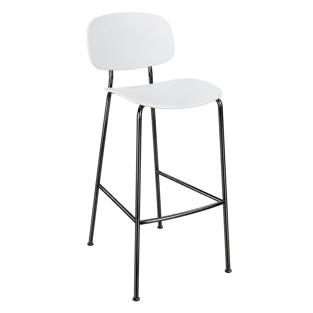 Banco Bajo para Bistró - INFINITI TONDINA POP - Varios Colores - Asiento y Respaldo en Polipropileno