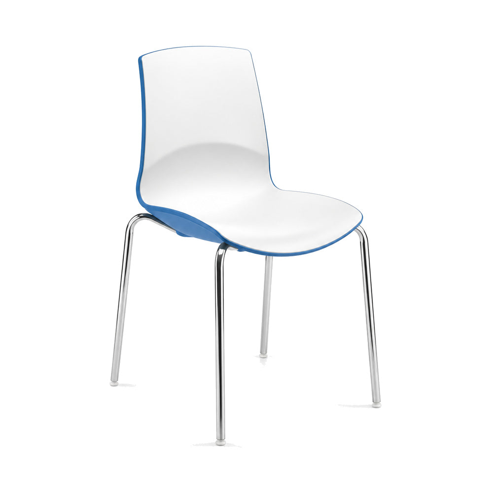 Silla Comercial para Restaurante - INFINITI NOW - Sin Brazos - Varios Colores - Asiento y Respaldo en Polipropileno