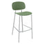 Banco Alto para Bar - INFINITI TONDINA POP - Varios Colores - Asiento y Respaldo en Polipropileno