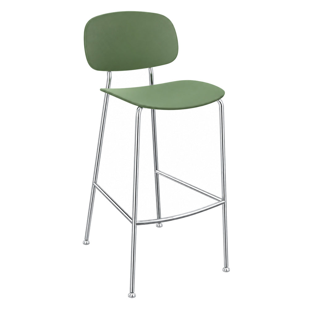 Banco Alto para Bar - INFINITI TONDINA POP - Varios Colores - Asiento y Respaldo en Polipropileno