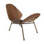 Silla Ocasional para Oficina CEO - INFINITI KRAM -  Asiento y Respaldo en Madera Estructura Metal