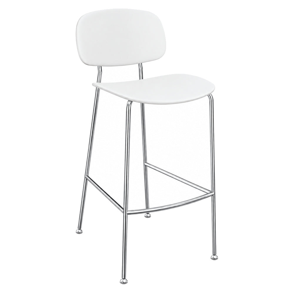 Banco Alto para Bar - INFINITI TONDINA POP - Varios Colores - Asiento y Respaldo en Polipropileno