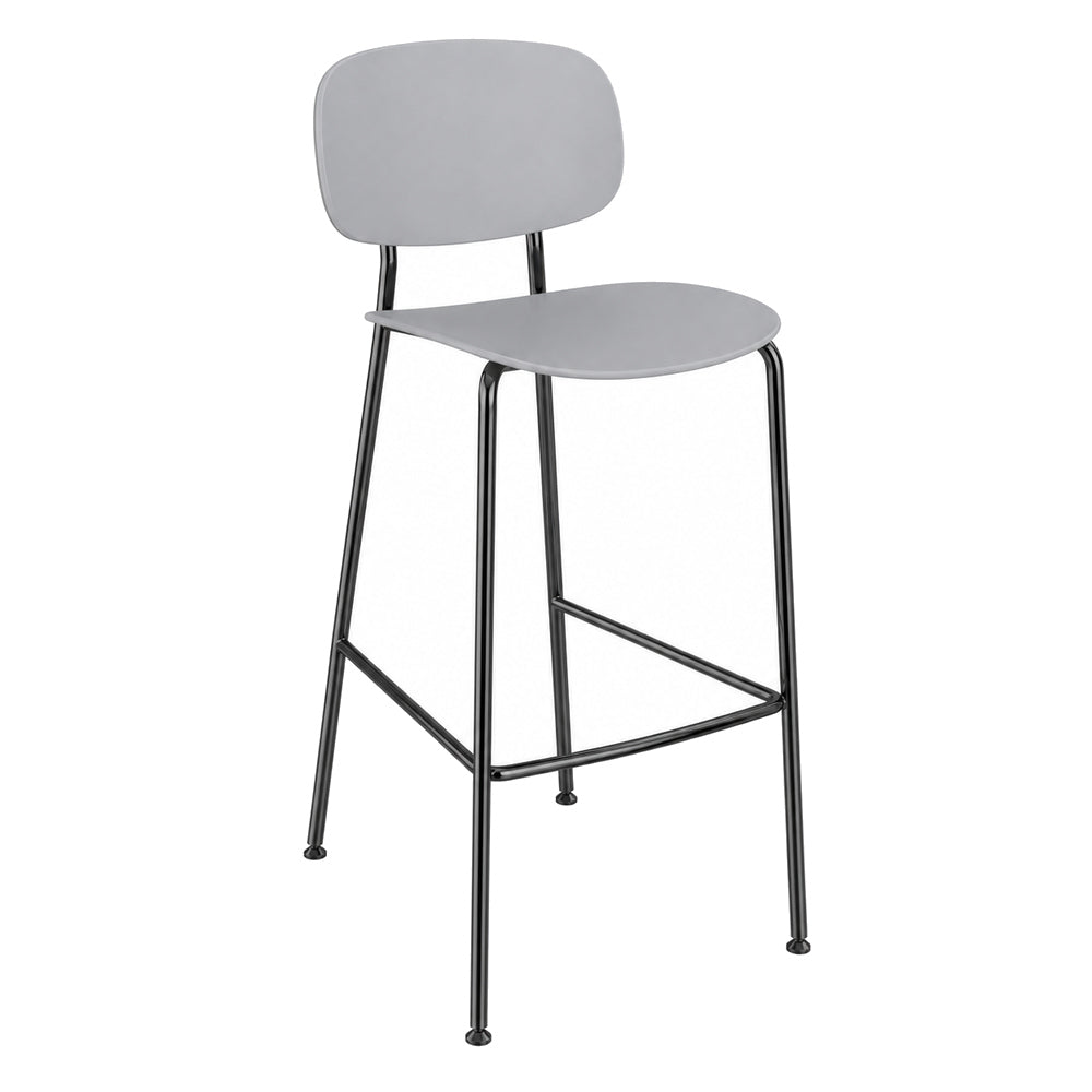 Banco Bajo para Bistró - INFINITI TONDINA POP - Varios Colores - Asiento y Respaldo en Polipropileno