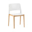 Silla Comercial para Bistró- INFINITI SETTESUSETTE - Varios Colores - Asiento y Respaldo en Polipropileno Estructura Haya Maciza