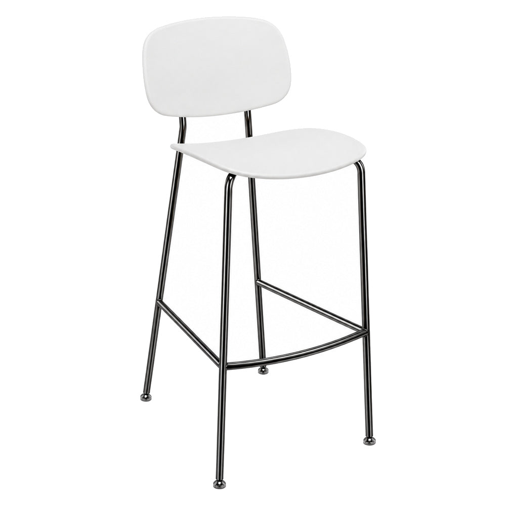 Banco Alto para Bar - INFINITI TONDINA POP - Varios Colores - Asiento y Respaldo en Polipropileno