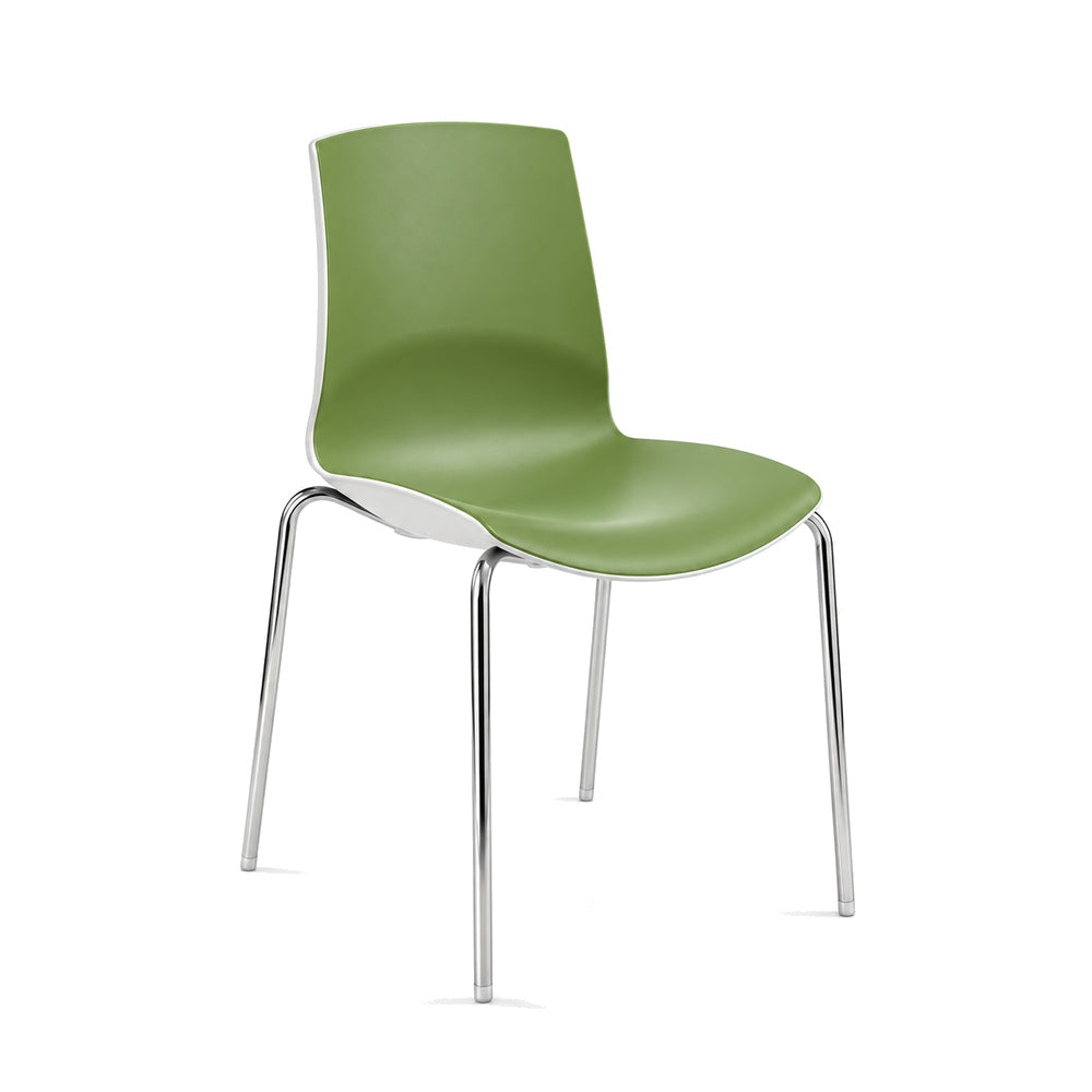 Silla Comercial para Restaurante - INFINITI NOW - Sin Brazos - Varios Colores - Asiento y Respaldo en Polipropileno