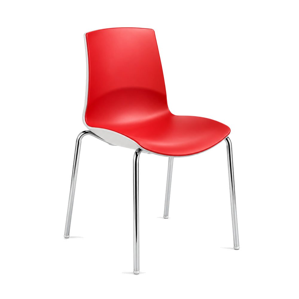 Silla Comercial para Restaurante - INFINITI NOW - Sin Brazos - Varios Colores - Asiento y Respaldo en Polipropileno