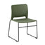 Silla Comercial de Alto Uso para Restaurante y Cafetería - INFINITI REDONDA 100-09000 - Varios Colores - Polipropileno Reforzado con Fibra de Vidrio y Estructura Negra