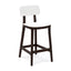Banco Alto para Bar - INFINITI PORTA VENEZIA - Varios Colores - Asiento y Respaldo en Polipropileno Base de Madera