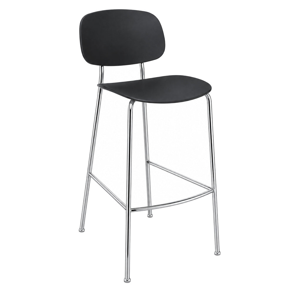 Banco Bajo para Bistró - INFINITI TONDINA POP - Varios Colores - Asiento y Respaldo en Polipropileno