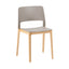 Silla Comercial para Bistró- INFINITI SETTESUSETTE - Varios Colores - Asiento y Respaldo en Polipropileno Estructura Haya Maciza