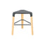 Taburete para Hotel - INFINITI PICAPAU STOOL H46.5 - Varios Colores - Asiento de Polipropileno y Estructura de Madera