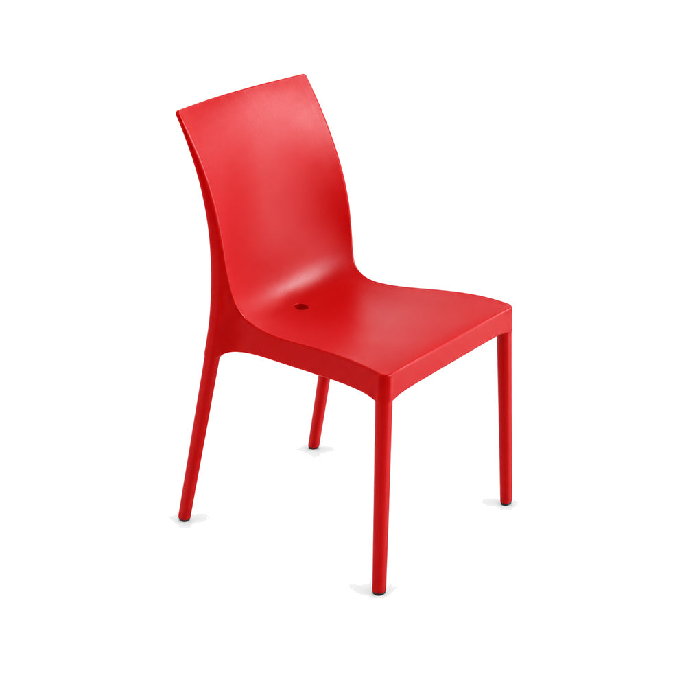 Silla para Cafetería Áreas de Exterior - LABENZE IRIS 106-00800 - Varios Colores - Una Pieza y Apilable