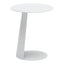 Mesa Auxiliar de Terraza para Áreas de Estar - ZUO SUNNY ISLES - Blanco - Estructura y Cubierta en Aluminio con Recubrimiento en Polvo
