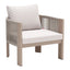 Sillón de Terraza para Spa - ZUO REBEL - Beige - Asiento y Respaldo Tapizados con Tela para Exterior
