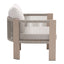 Sillón de Terraza para Spa - ZUO REBEL - Beige - Asiento y Respaldo Tapizados con Tela para Exterior