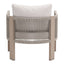 Sillón de Terraza para Spa - ZUO REBEL - Beige - Asiento y Respaldo Tapizados con Tela para Exterior