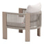 Sillón de Terraza para Spa - ZUO REBEL - Beige - Asiento y Respaldo Tapizados con Tela para Exterior
