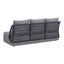 Sofá de Terraza para Spa 3 Plazas - ZUO MEKAN - Gris - Asiento y Respaldo Tapizados con Tela para Exterior