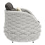 Sillón de Terraza para Zona de Jardín - ZUO CORAL REEF - Gris - Asiento y Respaldo Tapizados con Tela para Exterior