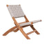 Silla para Terraza y Alberca - ZUO TIDE LOUNGE - Multicolor - Asiento y Respaldo en Ratán Sintético Tejido