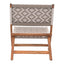 Silla para Terraza y Alberca - ZUO TIDE LOUNGE - Multicolor - Asiento y Respaldo en Ratán Sintético Tejido