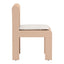 Silla para Jardín y Terraza - ZUO ISLAND - Blanco - Asiento y Respaldo Tapizados con Tela para Exterior