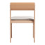 Silla para Jardín y Terraza - ZUO ISLAND - Blanco - Asiento y Respaldo Tapizados con Tela para Exterior
