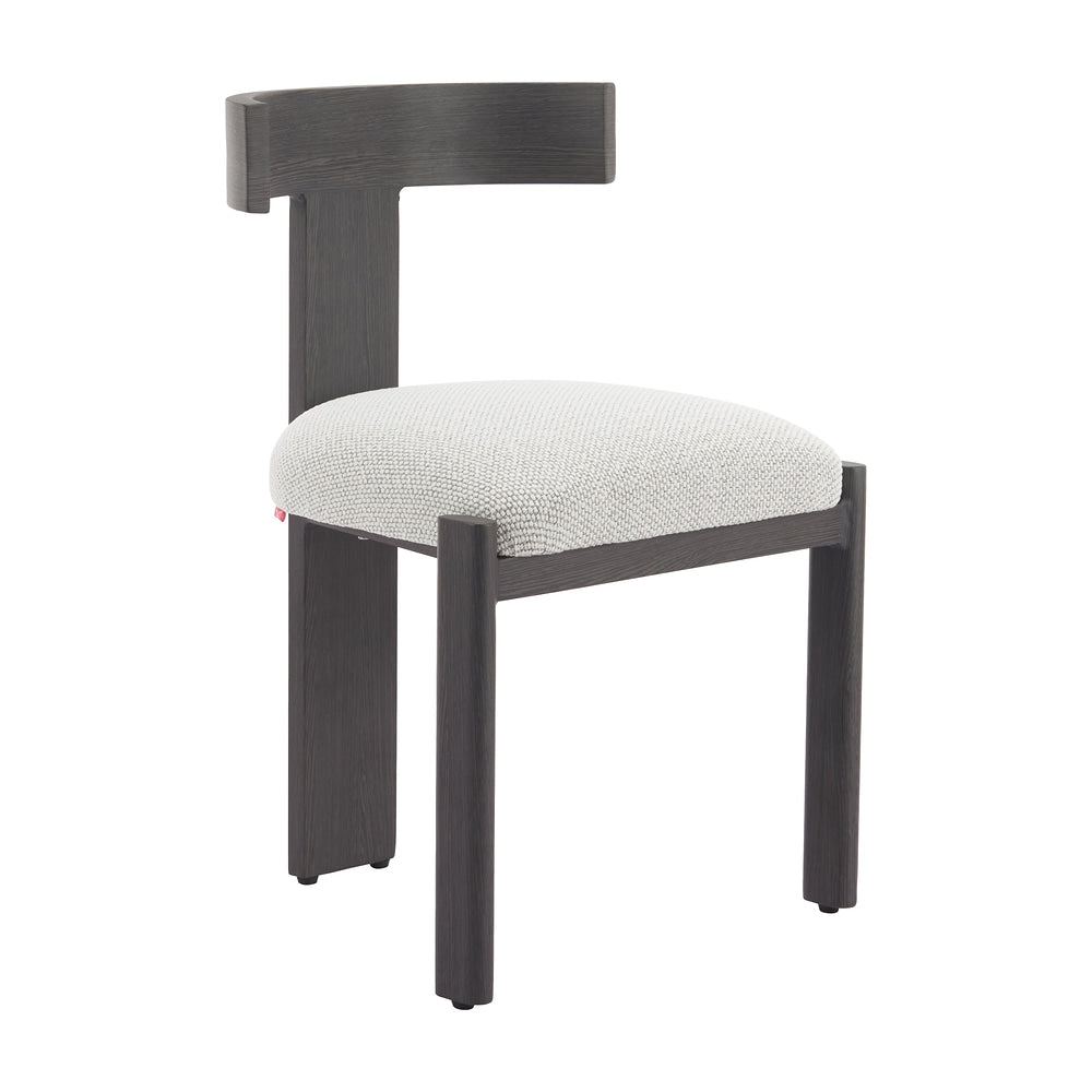Silla para Terraza y Alberca - ZUO TIANA - Varios Colores - Asiento y Respaldo Tapizados con Tela para Exterior - Negro y Beige