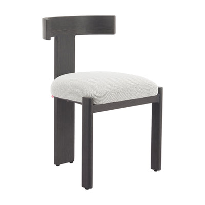 Silla para Terraza y Alberca - ZUO TIANA - Varios Colores - Asiento y Respaldo Tapizados con Tela para Exterior - Negro y Beige