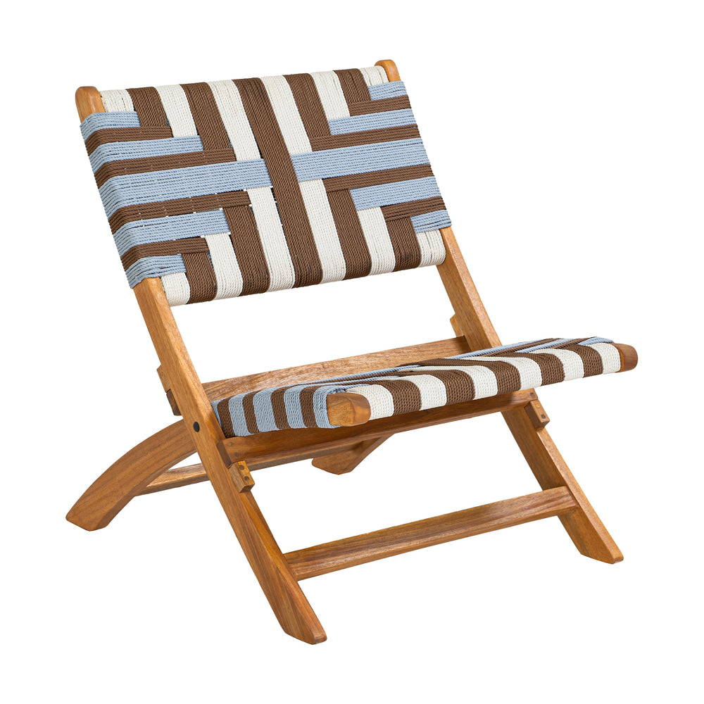 Silla para Restaurante y Jardín - ZUO SUNSHINE LOUNGE - Multicolor - Asiento y Respaldo en Ratán Sintético Tejido