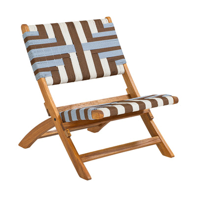 Silla para Restaurante y Jardín - ZUO SUNSHINE LOUNGE - Multicolor - Asiento y Respaldo en Ratán Sintético Tejido