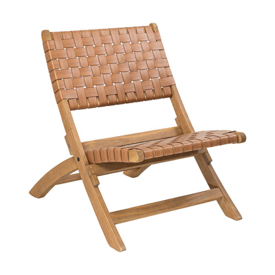 Silla para Cafetería y Jardín - ZUO SUNFLARE LOUNGE - Café - Asiento y Respaldo en Ratán Sintético Tejido