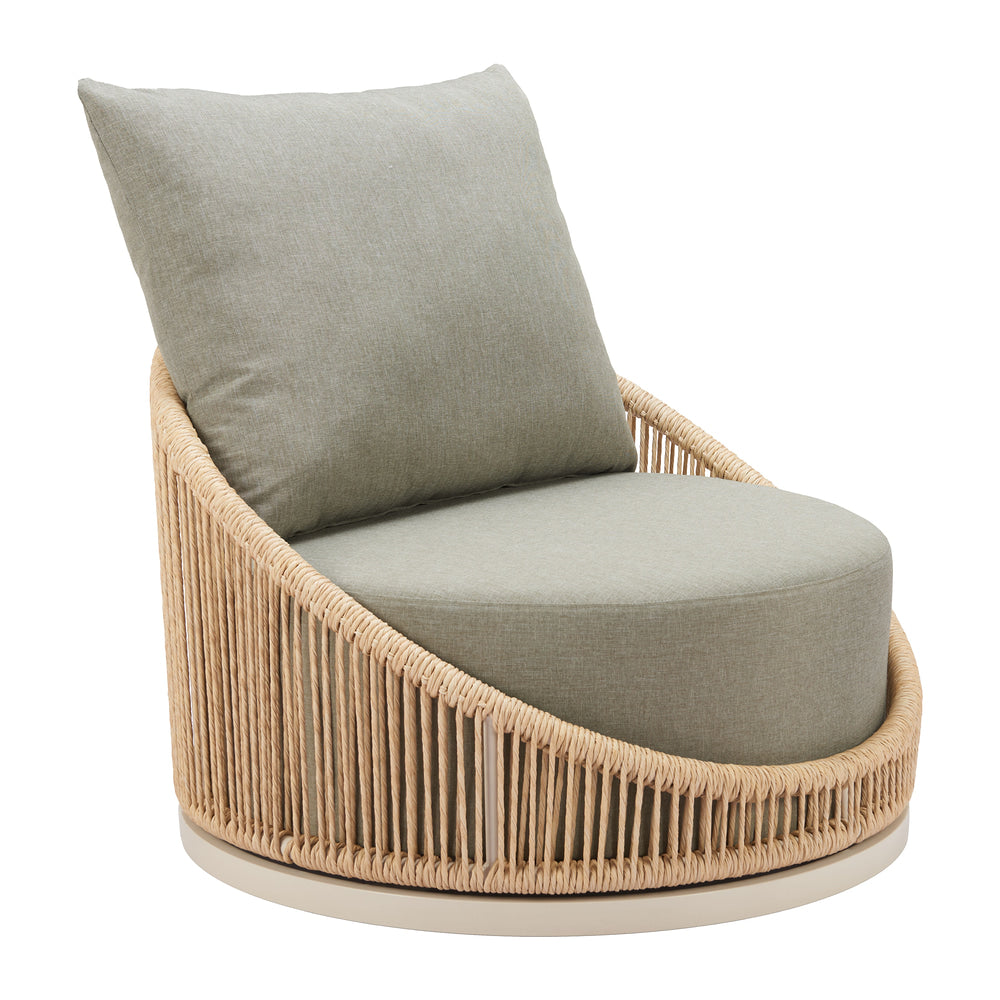 Silla para Terraza y Alberca - ZUO CABANA - Multicolor - Asiento y Respaldo Tapizados con Tela para Exterior