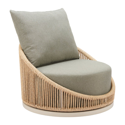 Silla para Terraza y Alberca - ZUO CABANA - Multicolor - Asiento y Respaldo Tapizados con Tela para Exterior