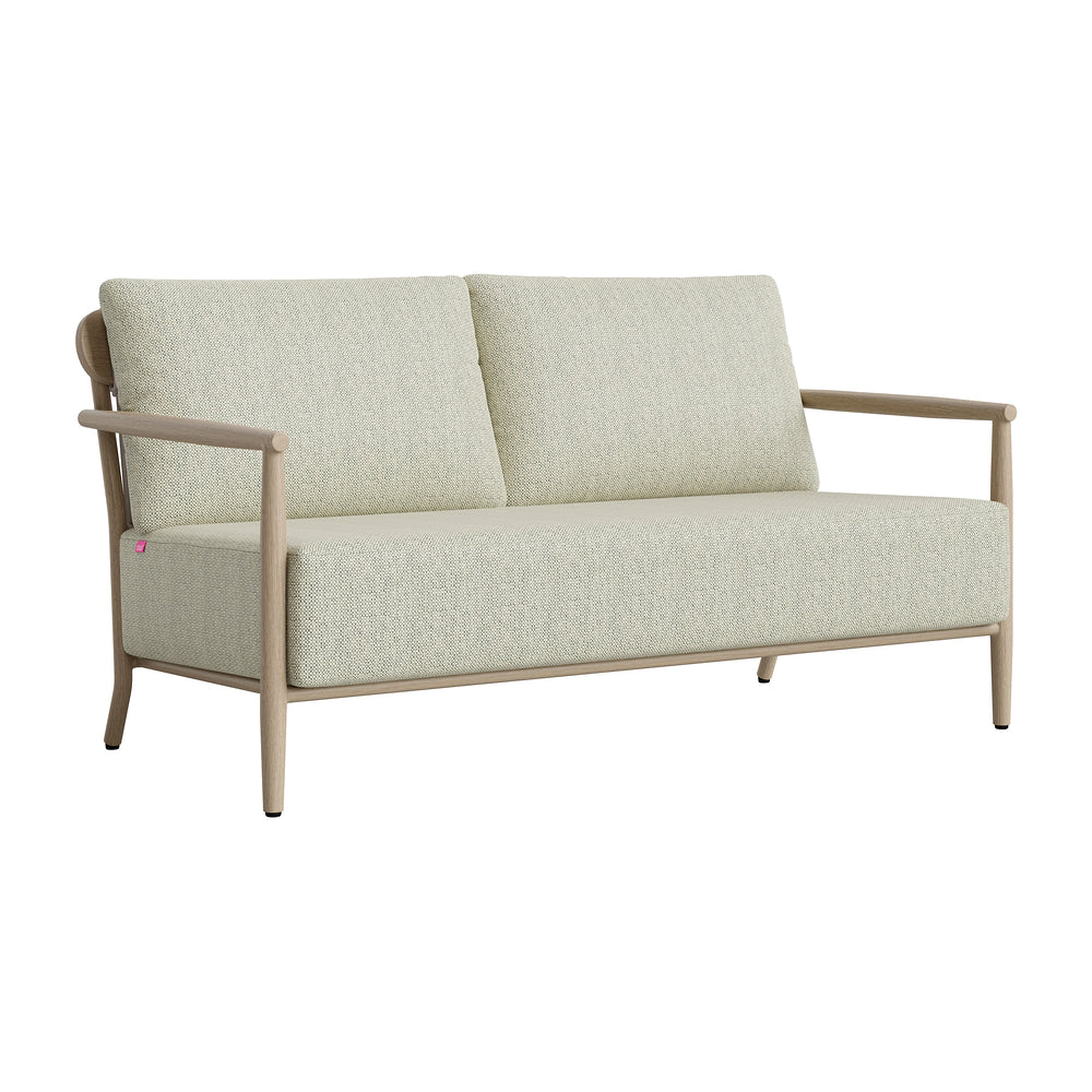 Love Seat de Terraza para Roof Garden 2 Plazas - ZUO SORA - Verde - Asiento y Respaldo Tapizados con Tela para Exterior