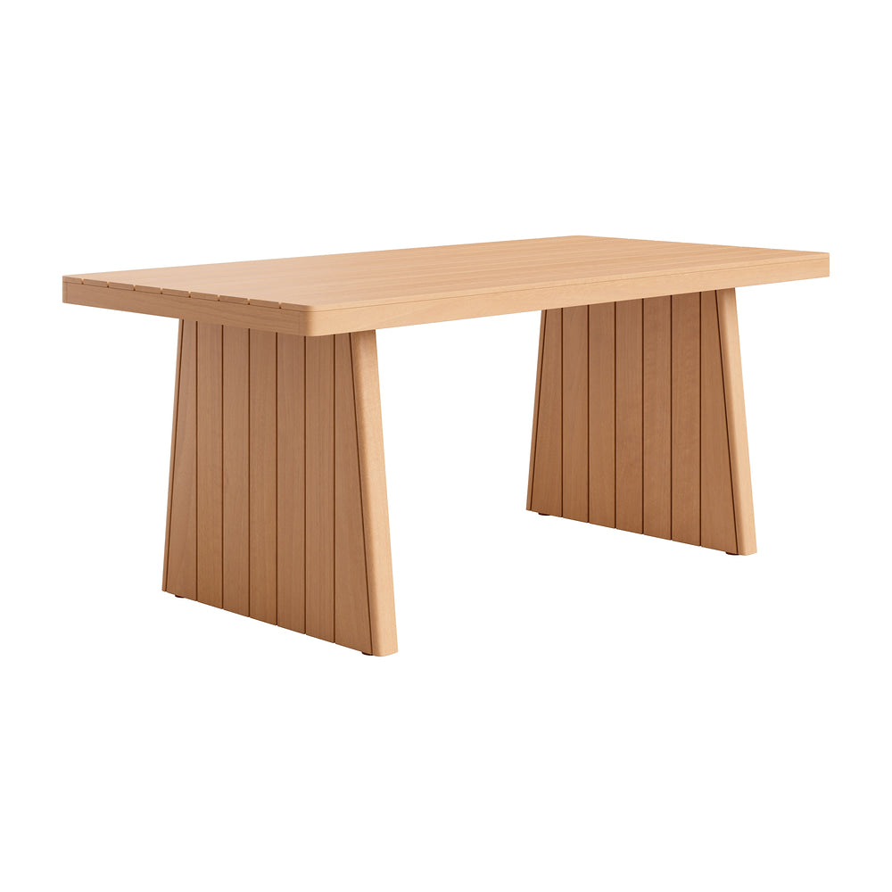 Mesa de Terraza para Spa - ZUO NIMONE - Natural - Estructura y Cubierta en Acacia Maciza